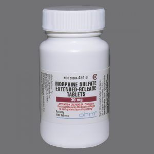 Morphine Sulfate Ext.Release Tablets 30mg 100ct Kaufen Sie Morphinsulfat